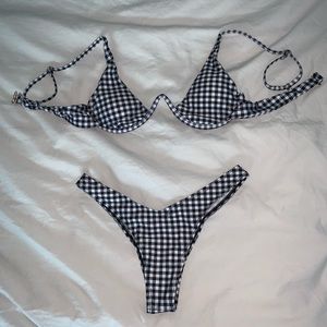 Gingham Print Bikini!